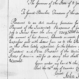[Document, 1796 November 26]