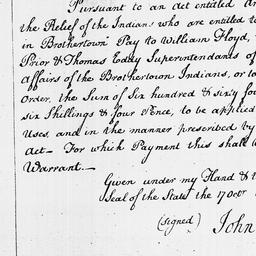 [Document, 1796 October 17]