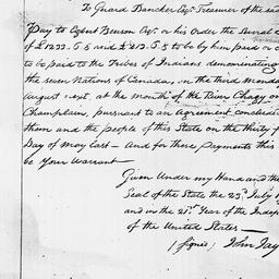 [Document, 1796 July 23]