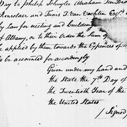 [Document, 1796 June 07]