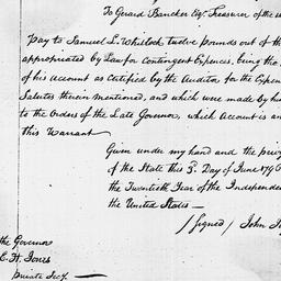 [Document, 1796 June 03]