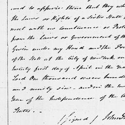 [Document, 1796 April 21]