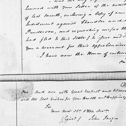 [Document, 1796 February 19]