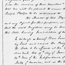 [Document, 1796 January 19]