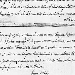 [Document, 1798 December 04]