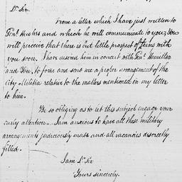 [Document, 1798 November 07]