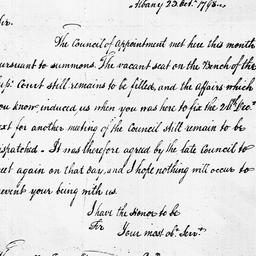 [Document, 1798 October 23]