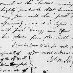 [Document, 1779 August 14]