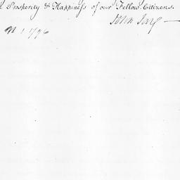 [Document, 1796 November 01]