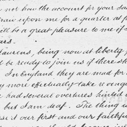 [Document, 1782 January 19]