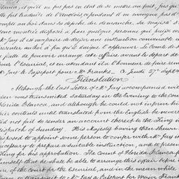 [Document, 1781 September 27]
