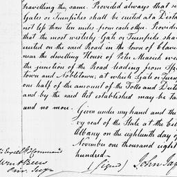 [Document, 1800 November 18]