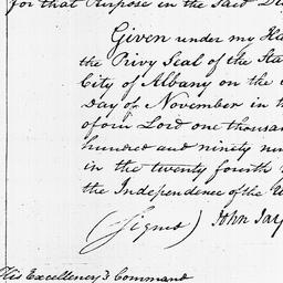 [Document, 1799 November 11]