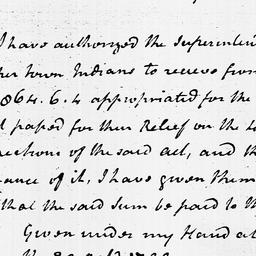 [Document, 1799 October 29]