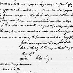 [Document, 1798 May 22]