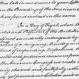 [Document, 1774 December 10]
