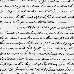 [Document, 1775 June 29]