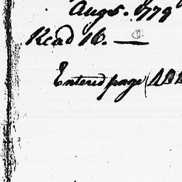 [Document, 1779 August 05]