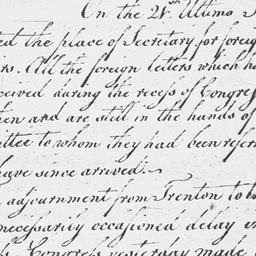 [Document, 1785 January 14]