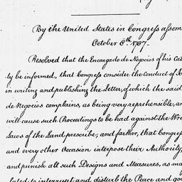 [Document, 1787 October 11]