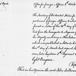 [Document, 1787 October 04]