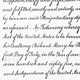 [Document, 1785 July 21]