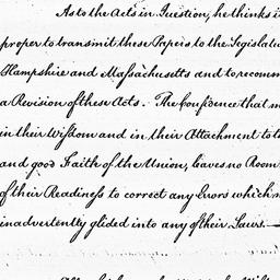 [Document, 1785 October 07]