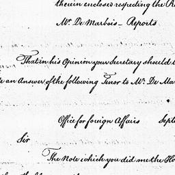 [Document, 1785 September 07]