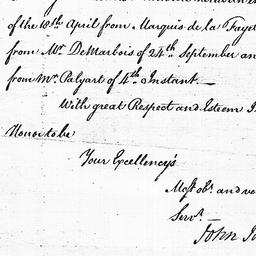 [Document, 1785 October 12]
