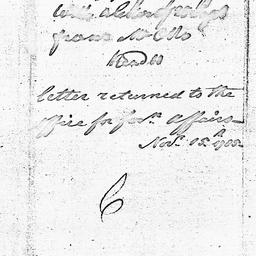[Document, 1785 October 08]