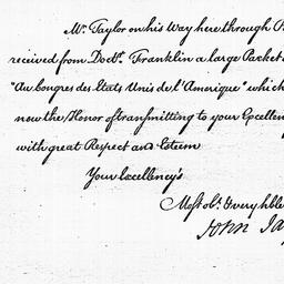 [Document, 1785 October 04]