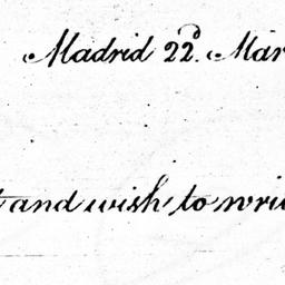 [Document, 1781 March 22]