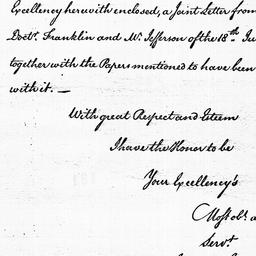 [Document, 1785 August 30]