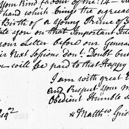 [Document, 1785 July 01]