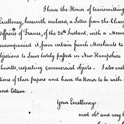 [Document, 1785 August 25]