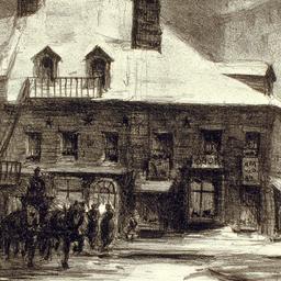 Greenwich Village street scene