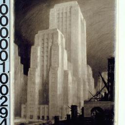 Imaginary drawings.Skyscraper