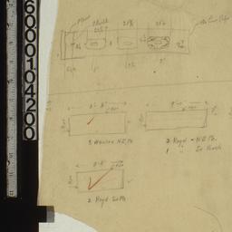 [Detail sketches of pipes? ...
