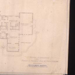 Sketch of residence for Fra...