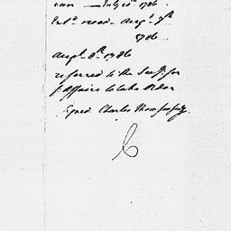 [Document, 1786 August 05]