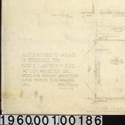 Alterations to garage of re...