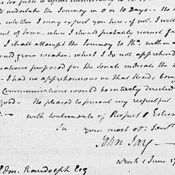 [Document, 1795 June 01]