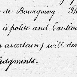 [Document, 1782 February 11]