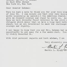 Letter: 1958 August 15