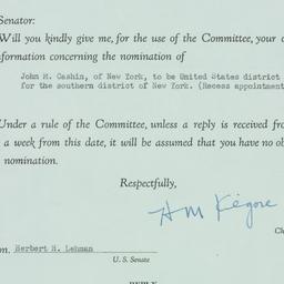 Administrative Record: 1956...