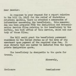 Letter: 1955 August 9