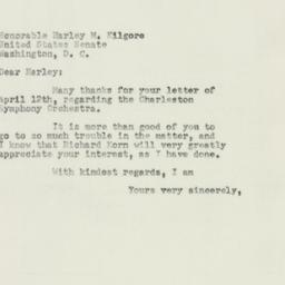 Letter: 1954 April 20