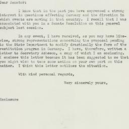 Letter: 1951 August 29