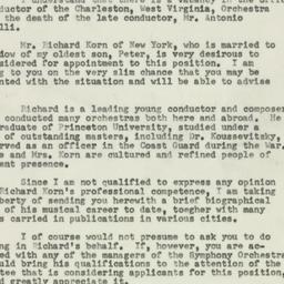 Letter: 1954 April 9