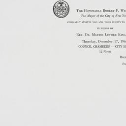 Telegram: 1964 December 17